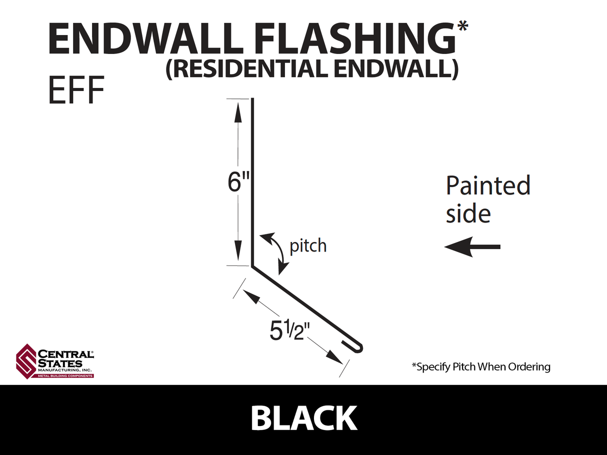 Endwall Flashing - Residential Endwall 10'2" - 29 ga.