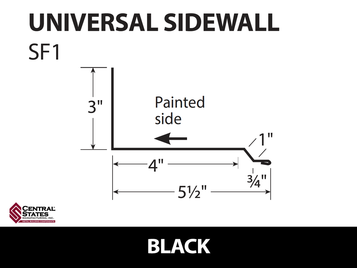 Universal Sidewall 10'2" - 29 ga.