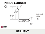 Inside Corner - 29 ga. - 10'2"
