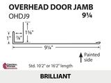 Overhead Door Trim (Various Lengths) - 29 ga.