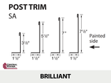 Post Trim 10'2" - 29 ga. (Various Widths)