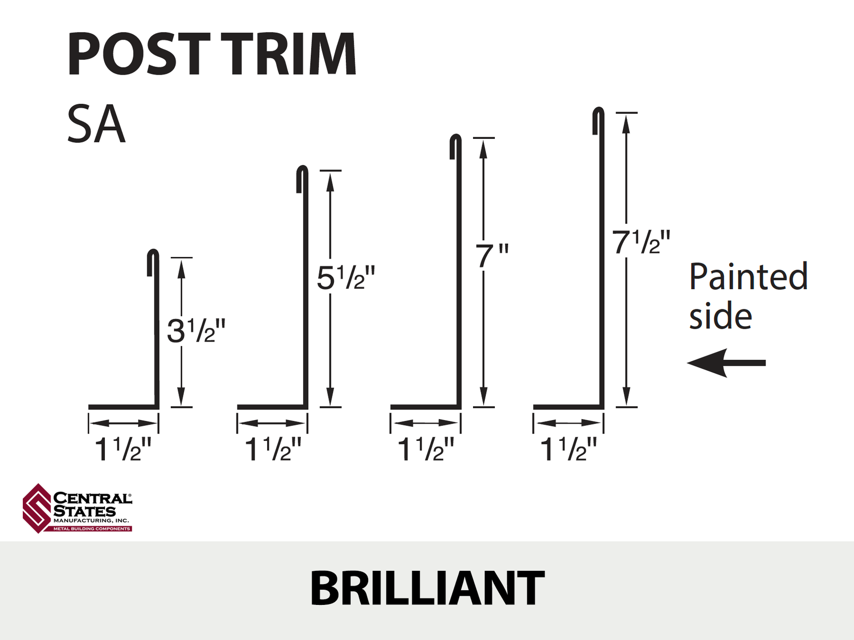 Post Trim (Various Widths)