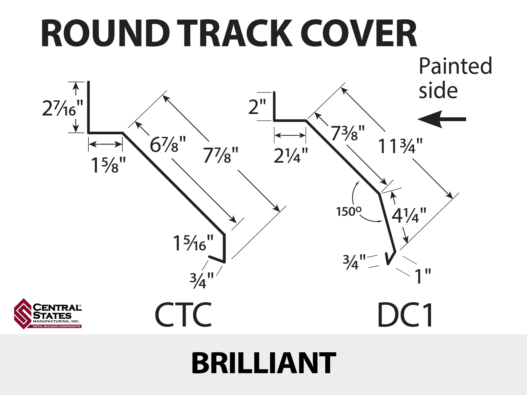 Round Track Cover 10'2" - 29 ga.