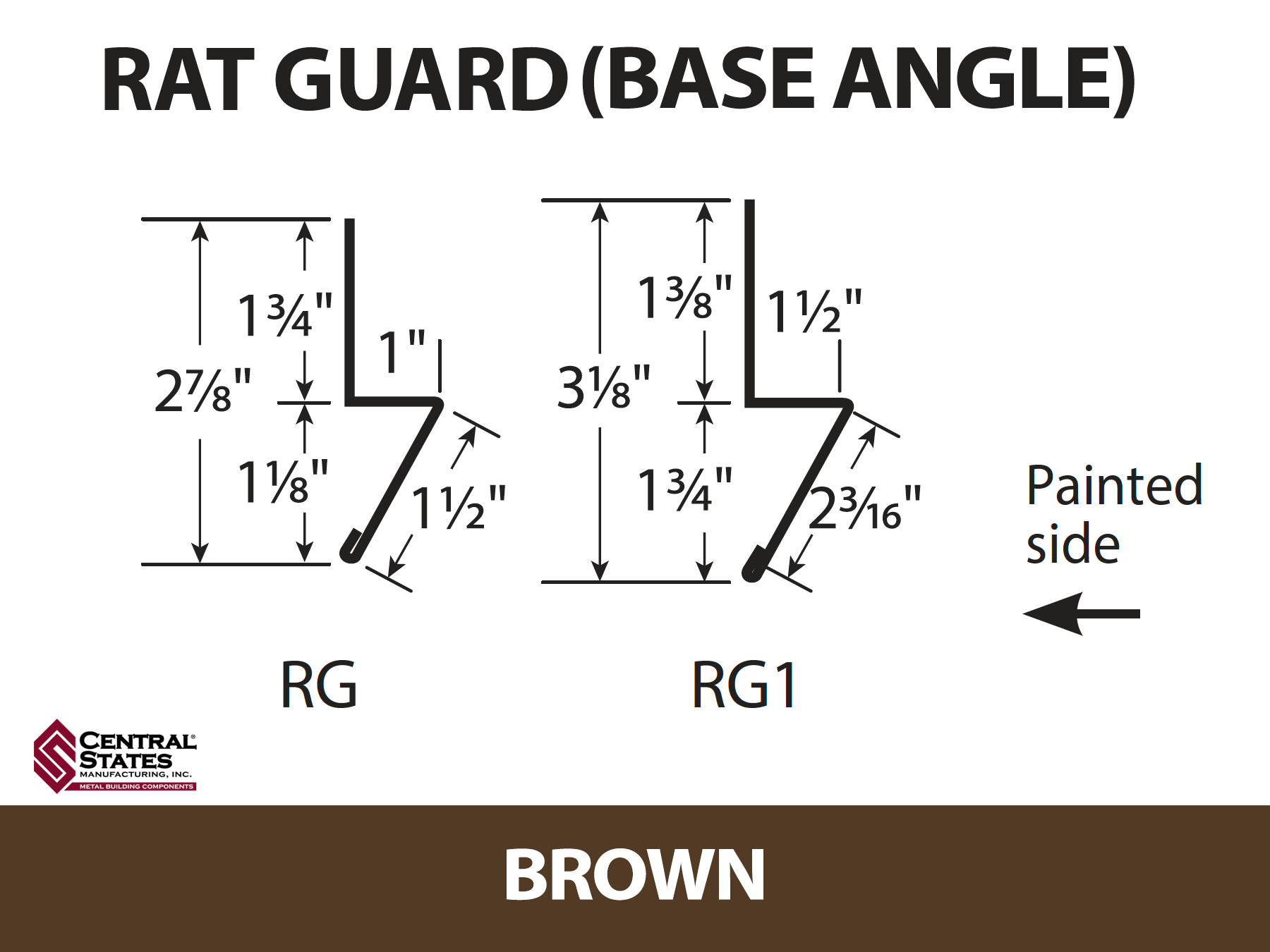 Base Angle 10'2" - 29 ga. -  CSM Trim