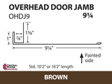 Overhead Door Trim (Various Lengths) - 29 ga.