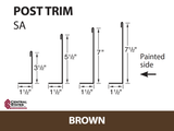 Post Trim 10'2" - 29 ga. (Various Widths)