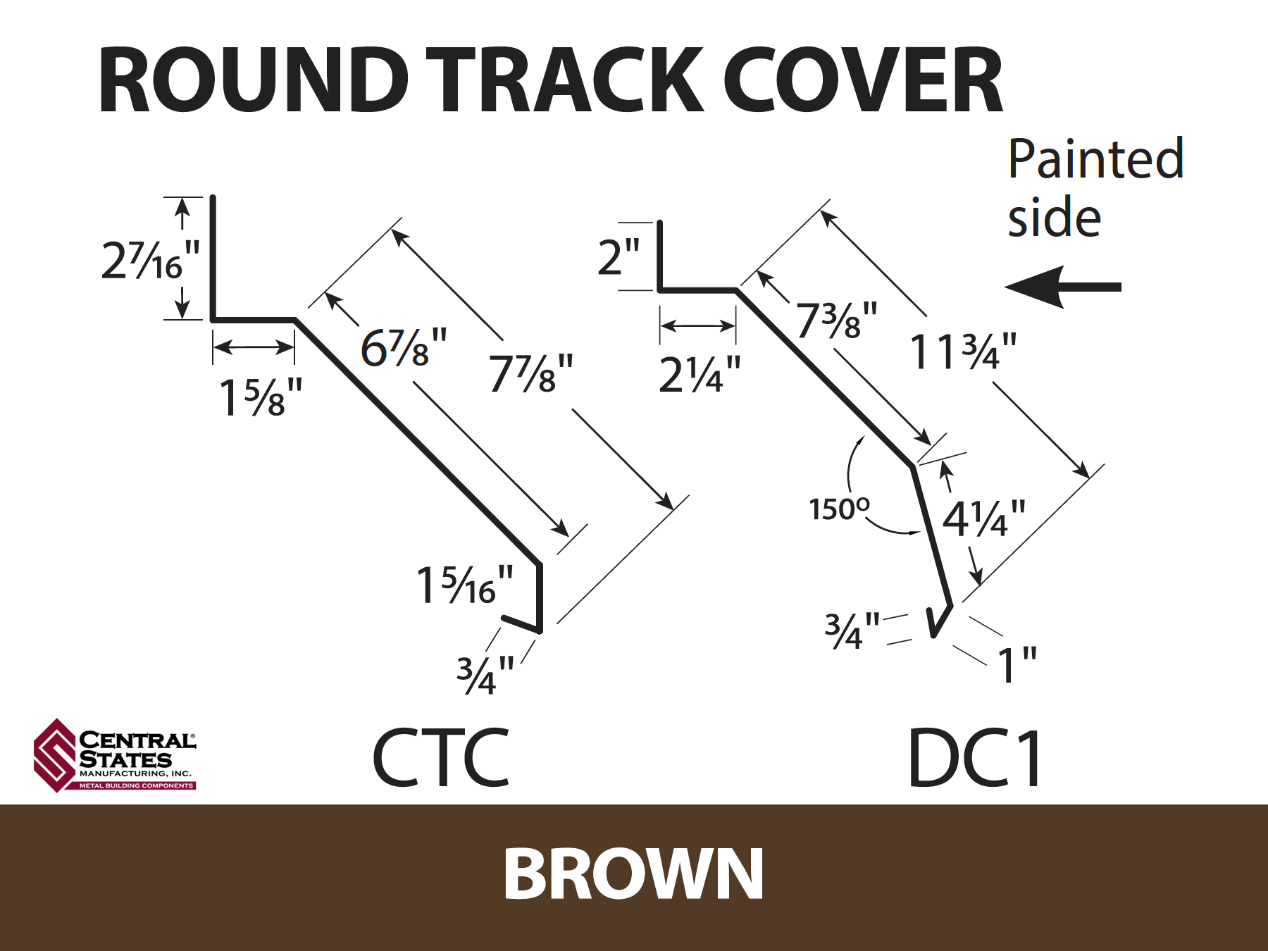 Round Track Cover 10'2" - 29 ga.