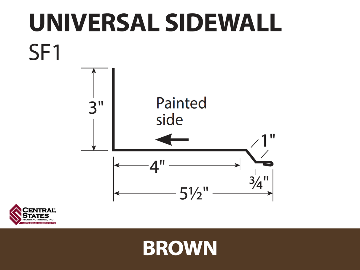 Universal Sidewall 10'2" - 29 ga.