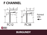 F-Channel 10'2" - 29 ga.