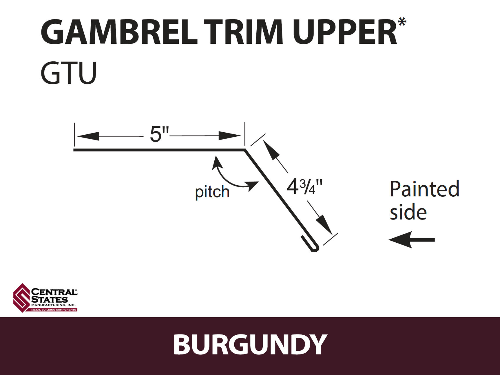 Gambrel Trim Upper