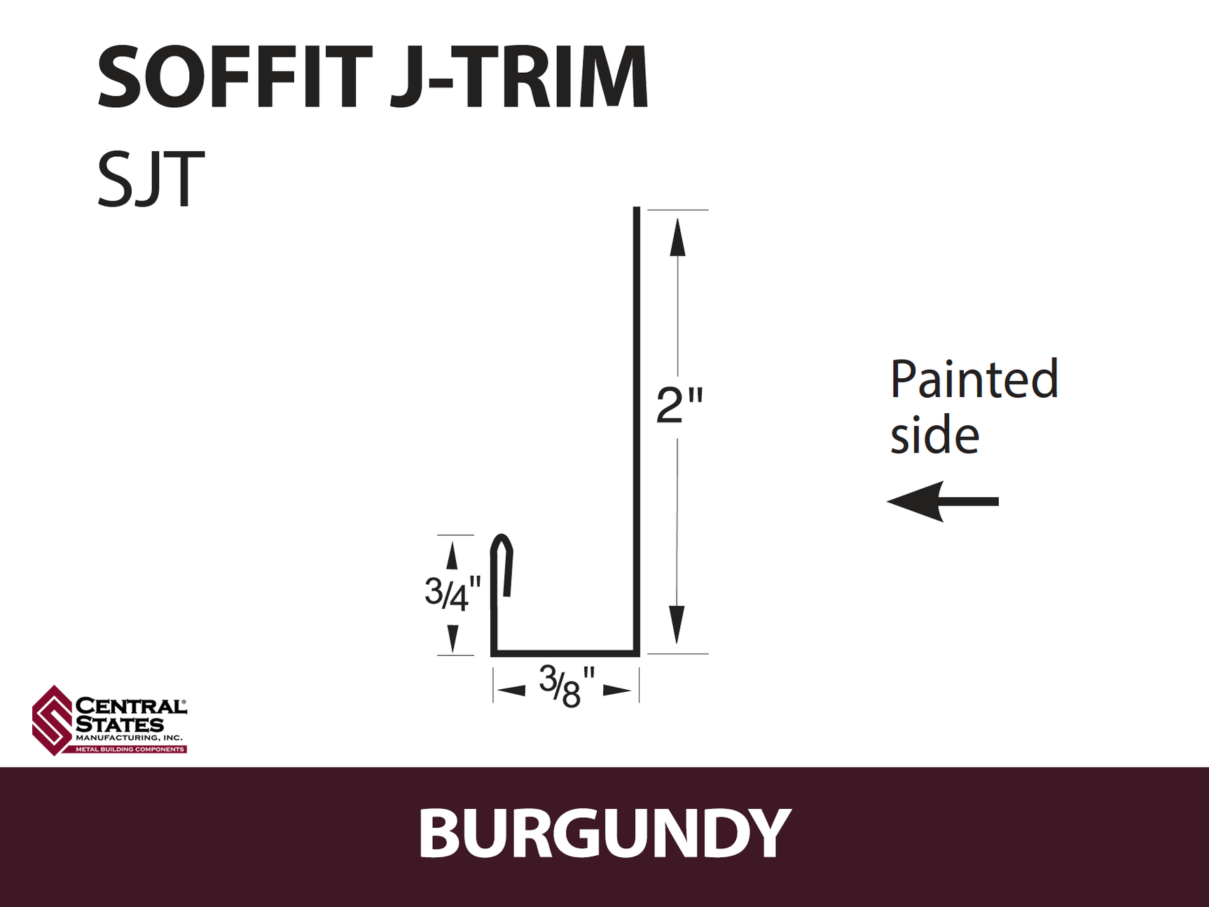 Soffit J-Channel