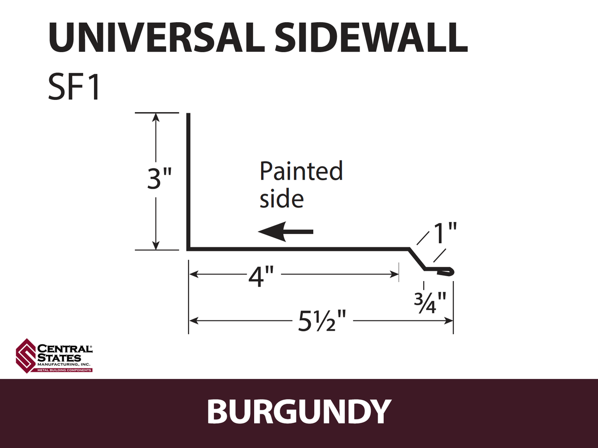 Universal Sidewall 10'2" - 29 ga.