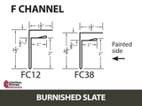 F-Channel 10'2" - 29 ga.