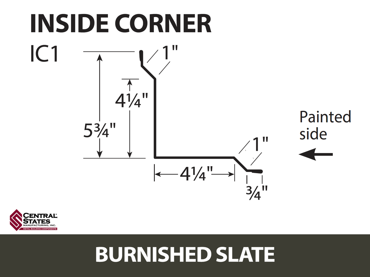 Inside Corner - 29 ga. - 10'2"