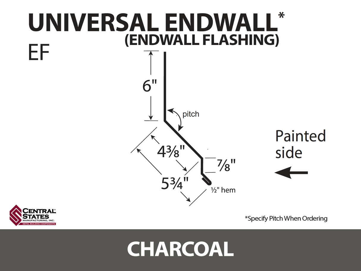 Universal Endwall 10'2" - 29 ga.