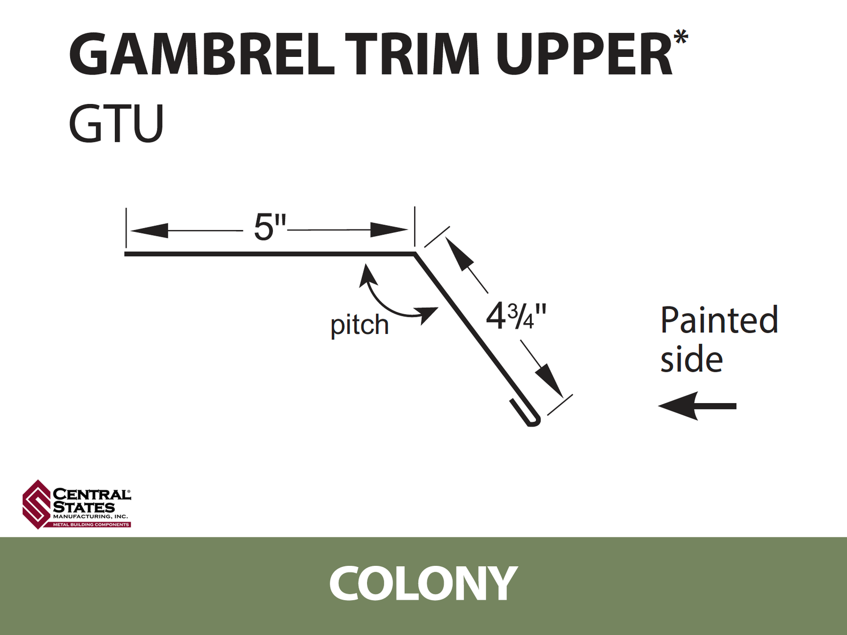 Gambrel Trim Upper
