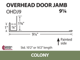 Overhead Door Trim (Various Lengths) - 29 ga.
