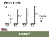 Post Trim 10'2" - 29 ga. (Various Widths)