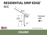 Residential Drip Edge 10'2" - 29 ga.
