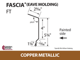 Eave Molding 10'2" - Fascia - 29 ga.