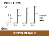 Post Trim 10'2" - 29 ga. (Various Widths)