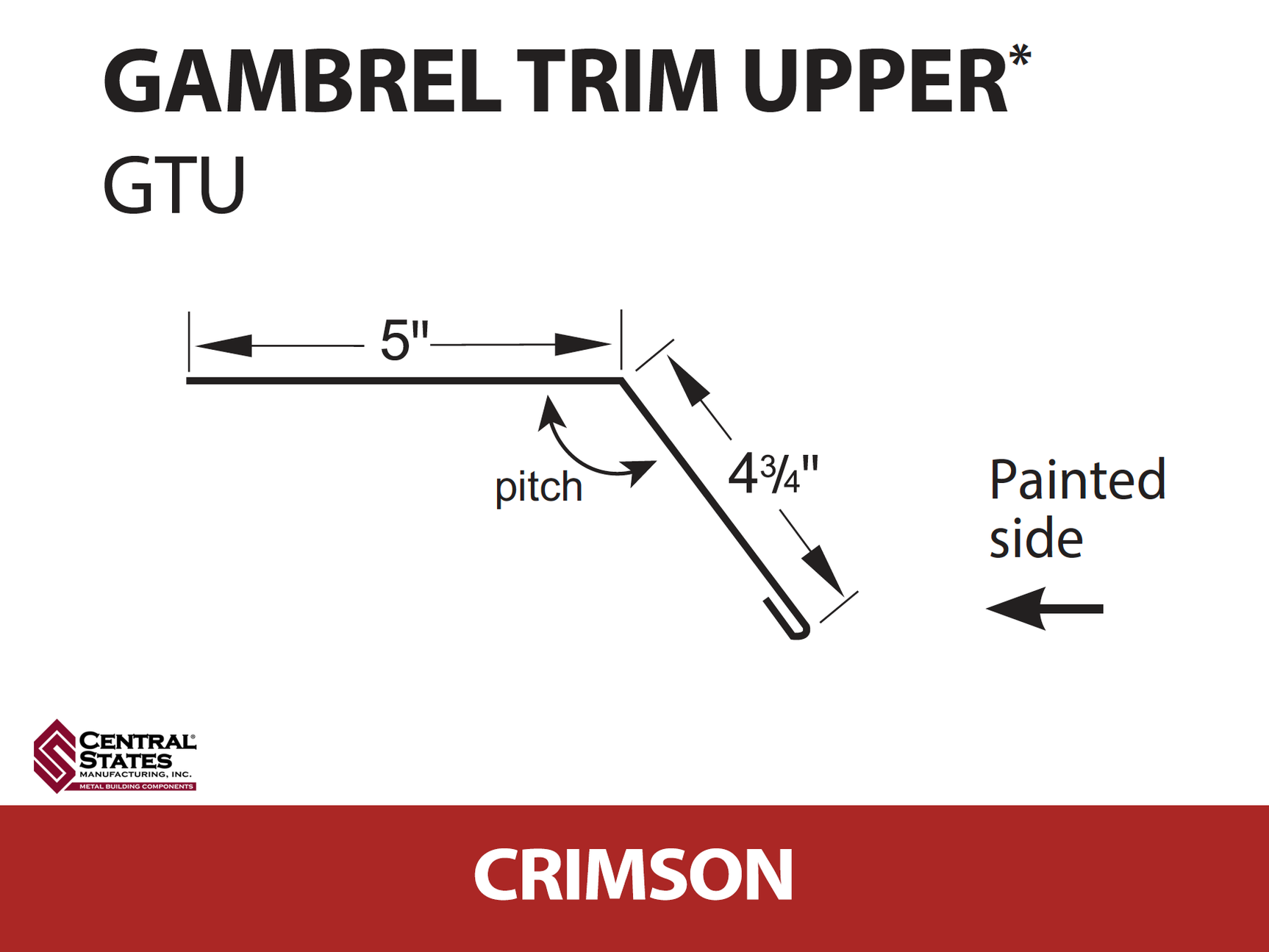 Gambrel Trim Upper