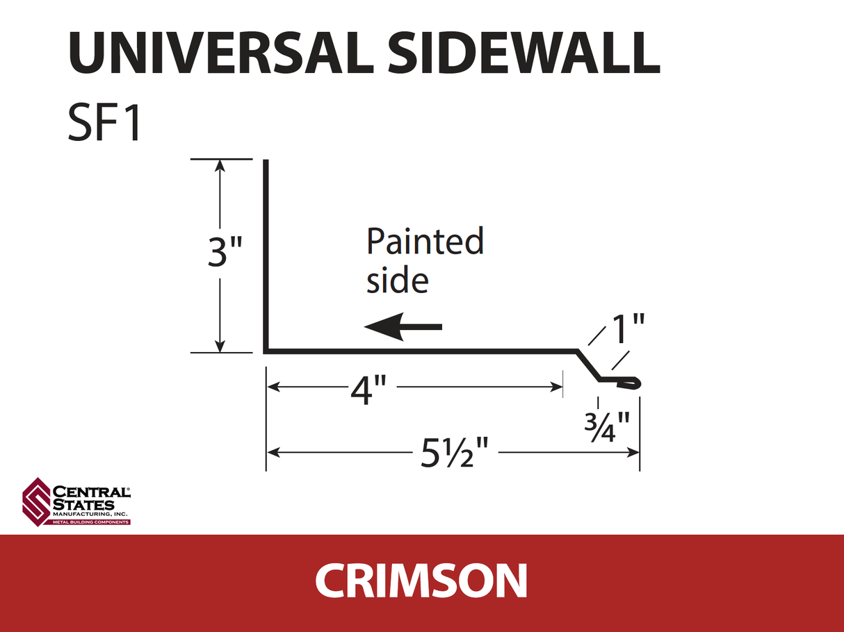 Universal Sidewall 10'2" - 29 ga.