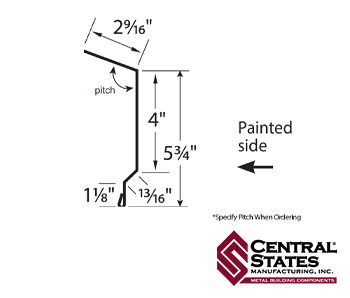 Eave Molding 10'2" - Fascia - 29 ga.