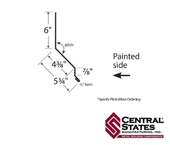 Universal Endwall 10'2" - 29 ga.