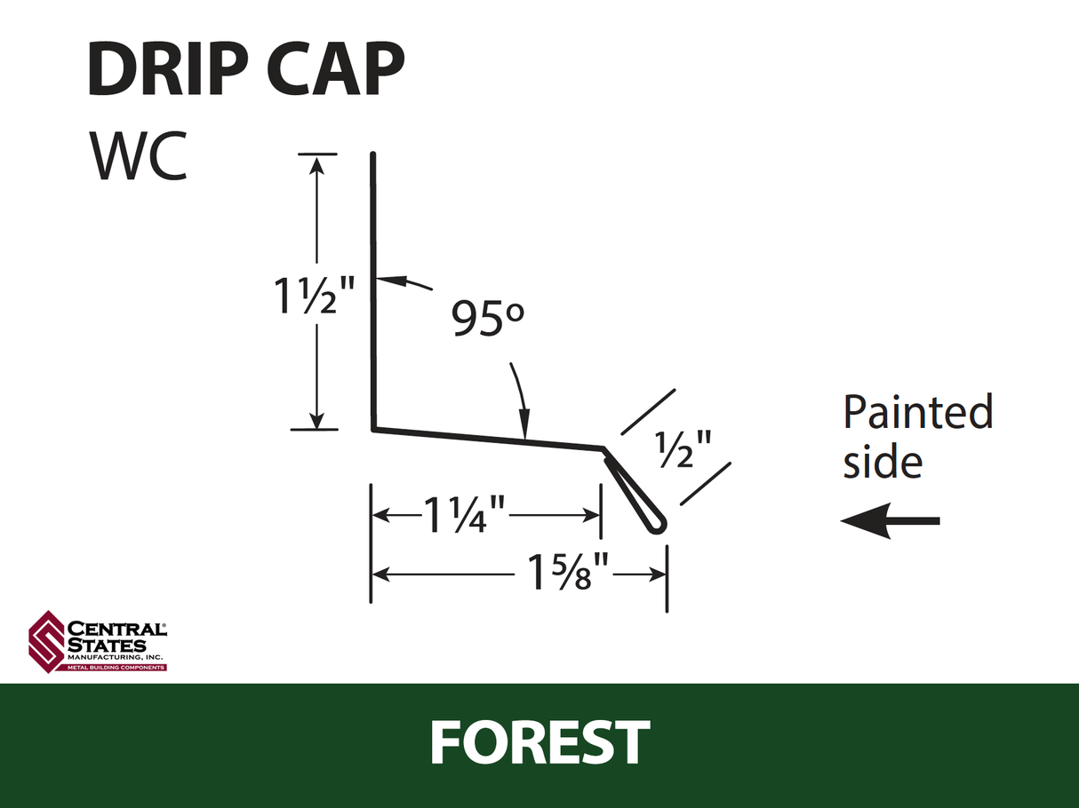 Window Drip Cap 10'2" - 29 ga.
