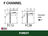F-Channel 10'2" - 29 ga.