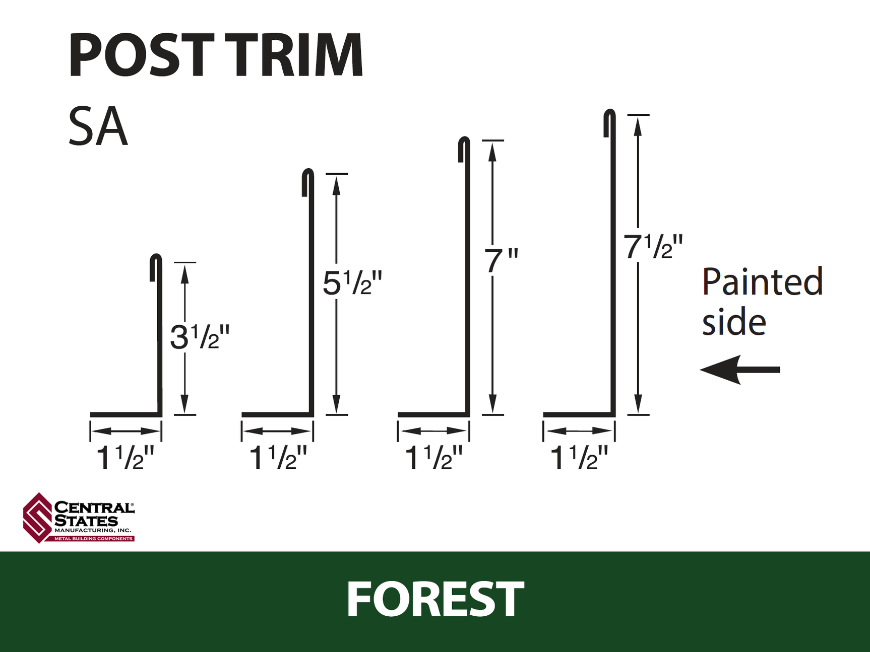 Post Trim (Various Widths)