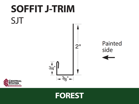 Soffit J-Channel