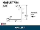 Gable Trim 10'2" - 29 ga.
