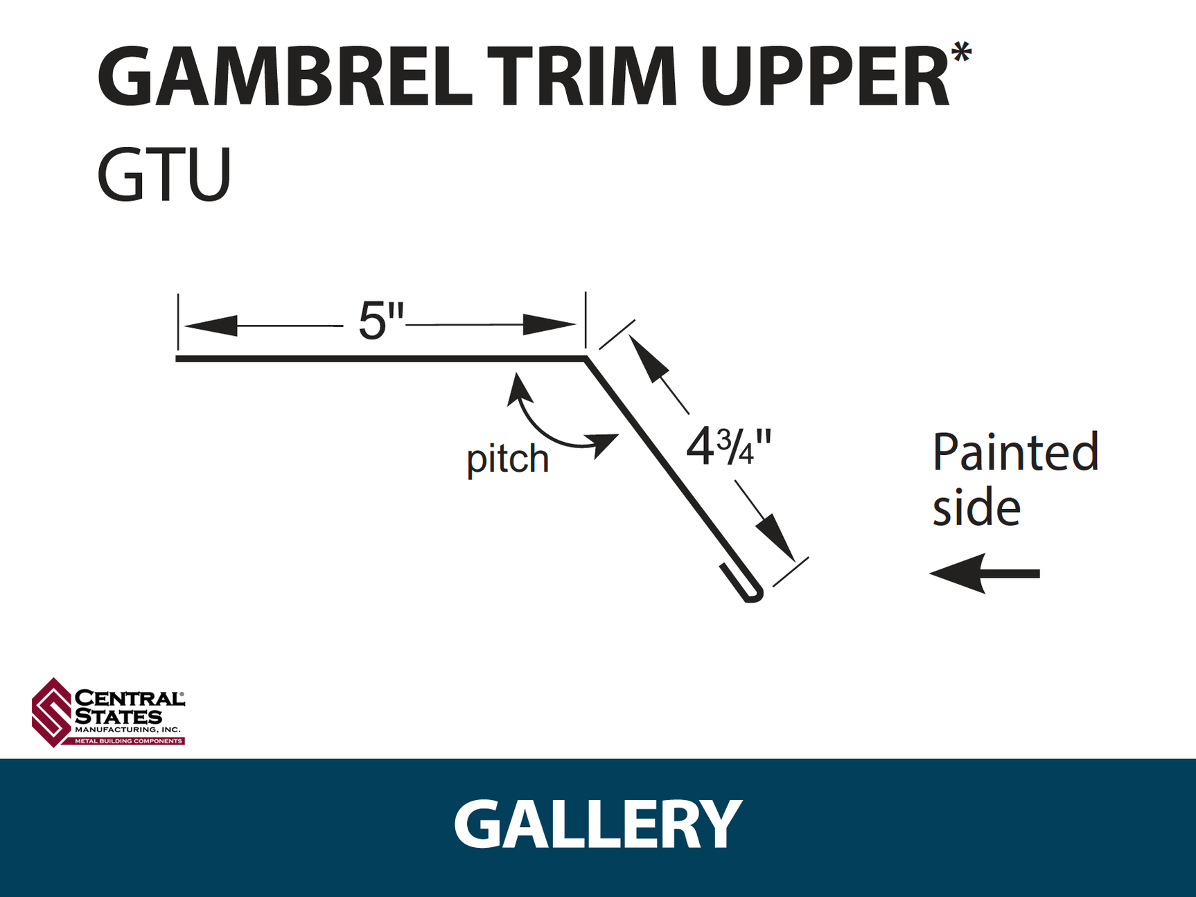 Gambrel Trim Upper