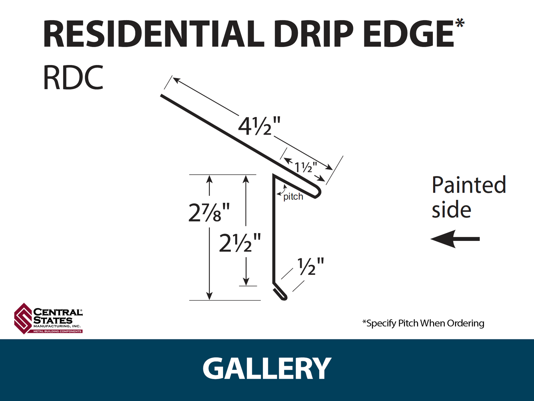 Residential Drip Edge