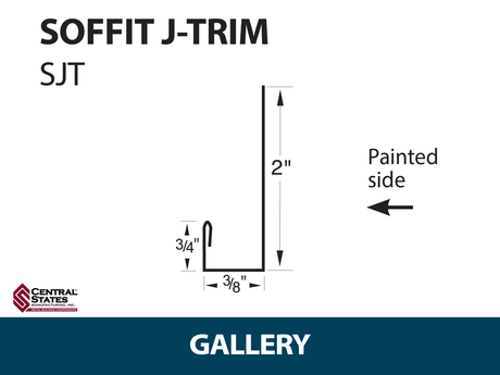 Soffit J-Channel