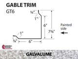 Gable Trim 10'2" - 29 ga.