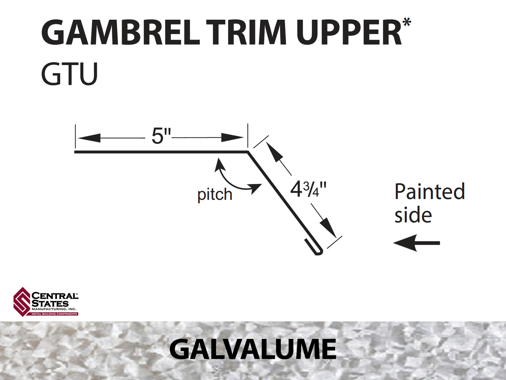 Gambrel Trim Upper