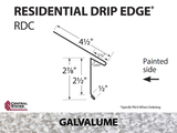 Residential Drip Edge 10'2" - 29 ga.