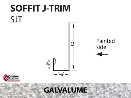 Soffit J-Channel
