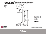 Eave Molding 10'2" - Fascia - 29 ga.