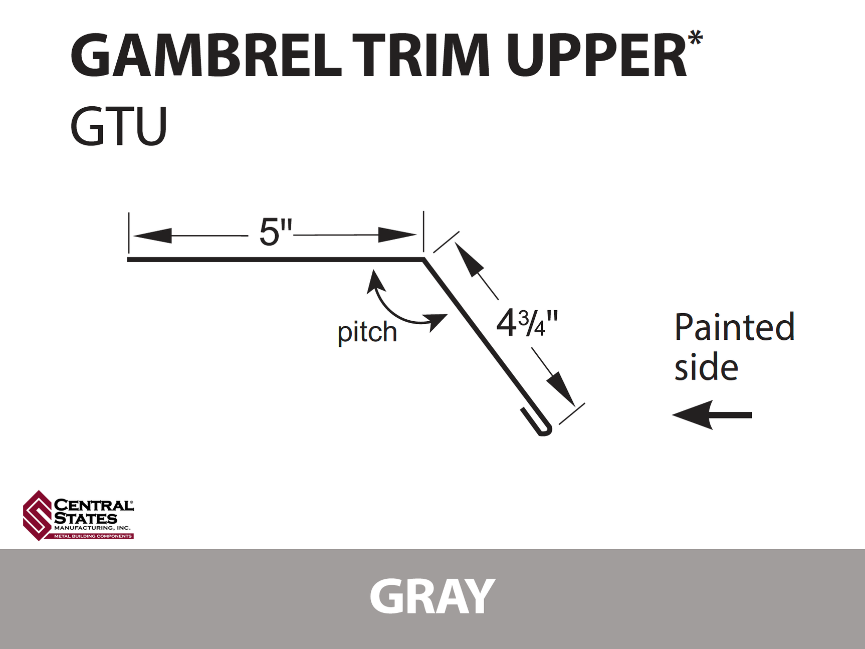 Gambrel Trim Upper