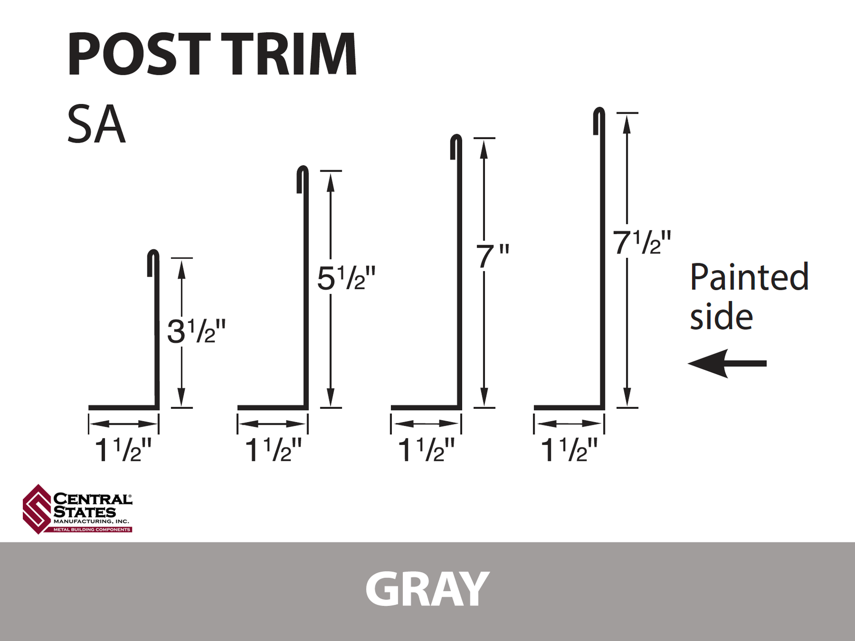 Post Trim (Various Widths)