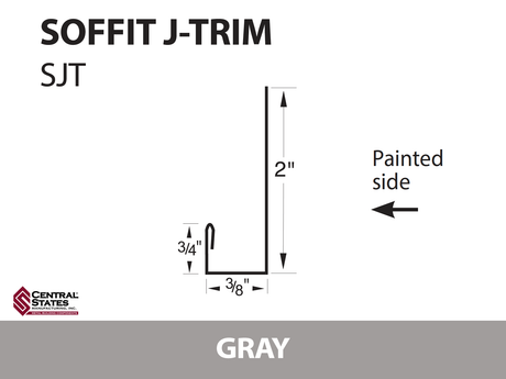 Soffit J-Channel