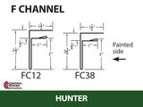 F-Channel 10'2" - 29 ga.