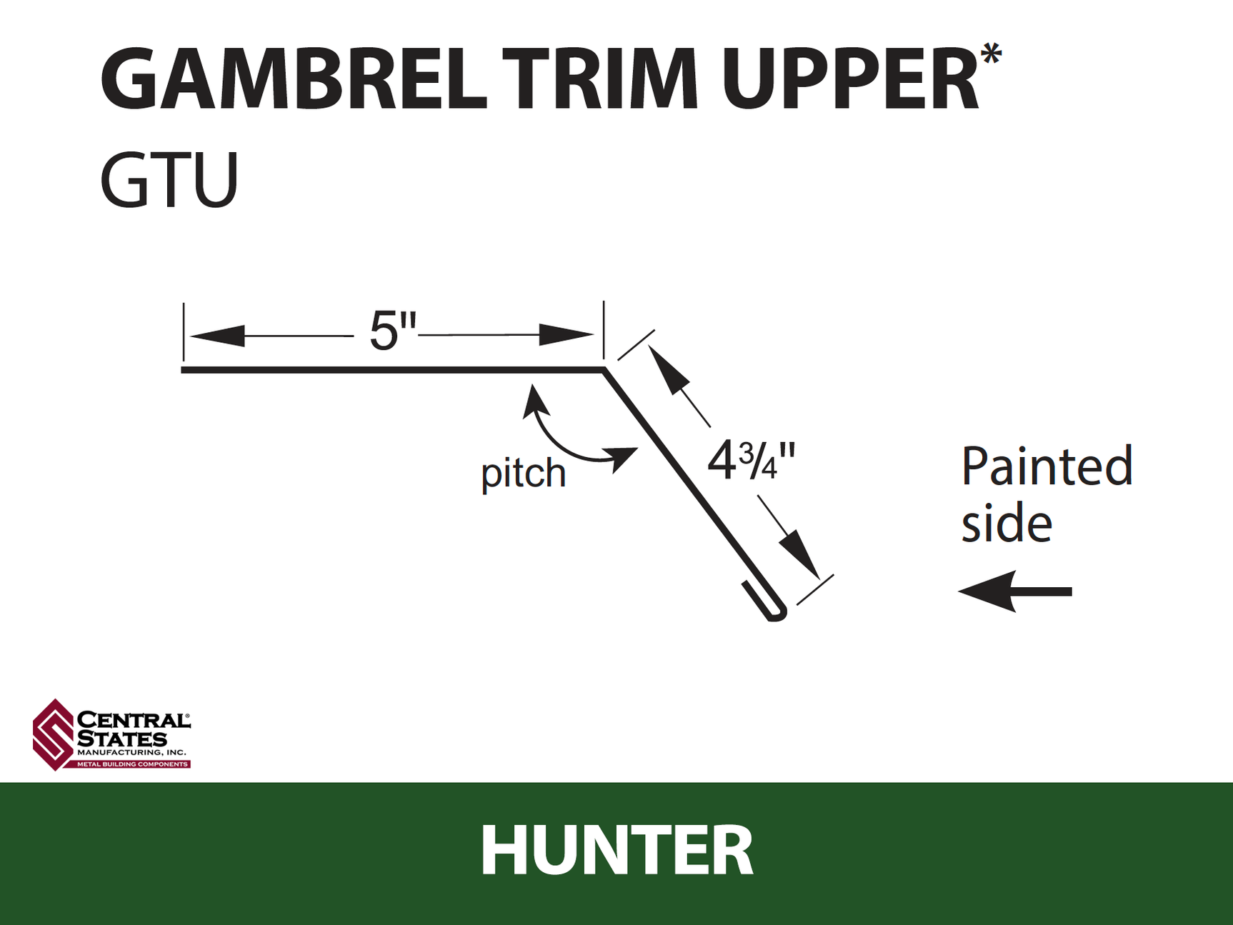 Gambrel Trim Upper
