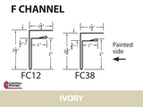 F-Channel 10'2" - 29 ga.
