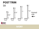 Post Trim 10'2" - 29 ga. (Various Widths)