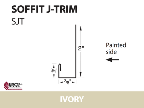 Soffit J-Channel